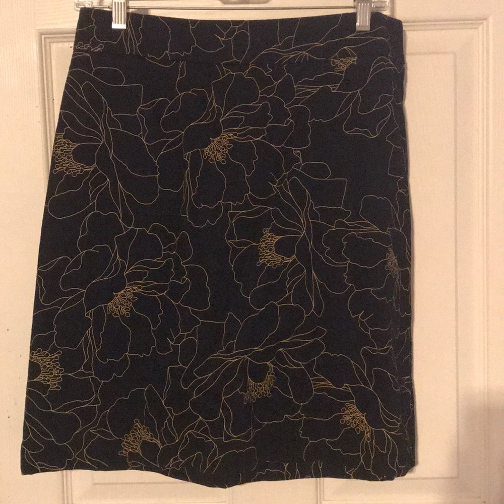 Navy blue skirt